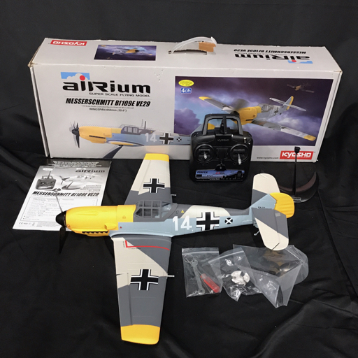 KYOSHO aiRium MESSERCHMITT Bf109E VE29 メッサーシュミット ラジコン飛行機